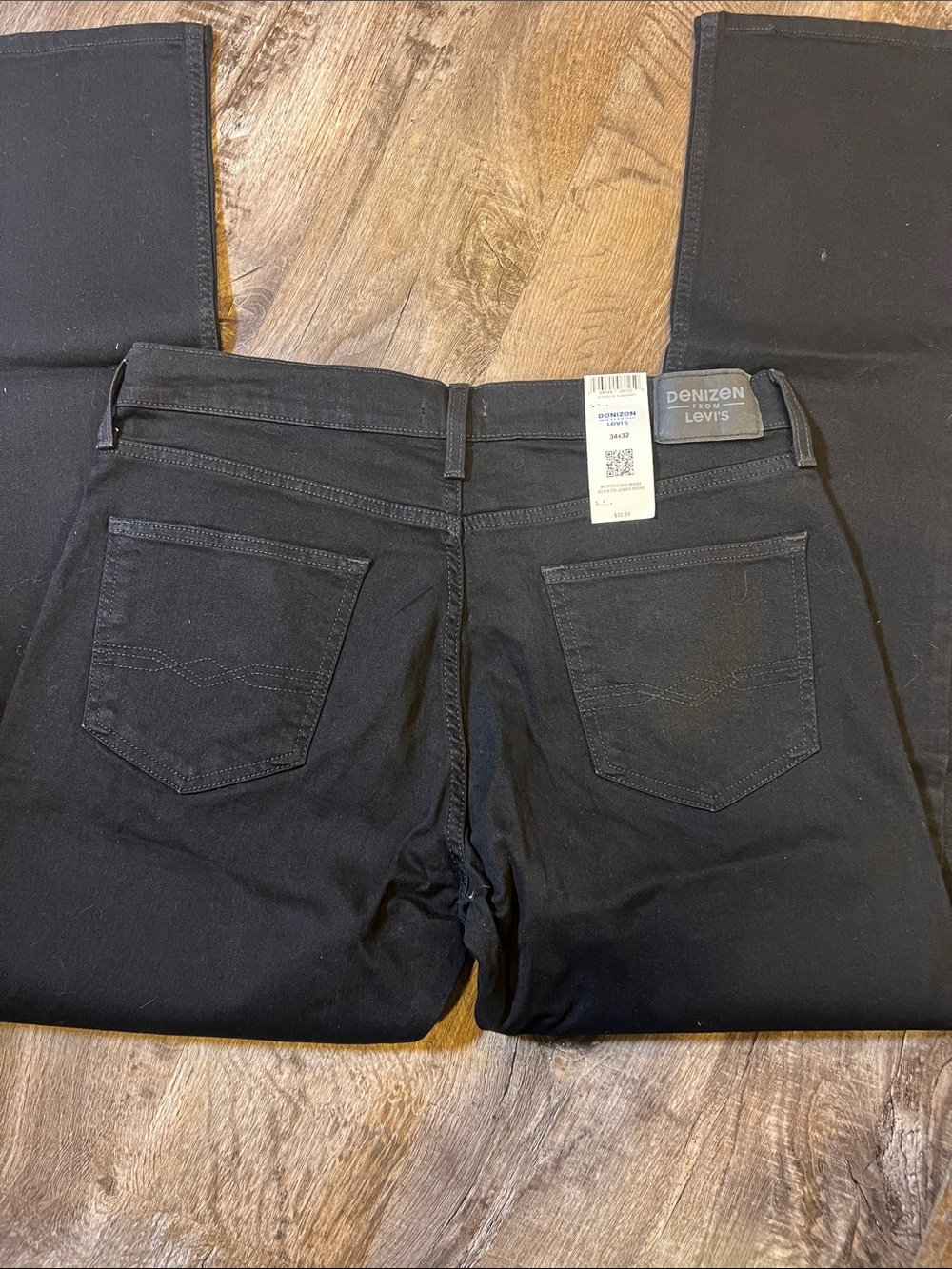 Denizen from Levi's Black Slim Straight Jeans - Picture 5 of 7